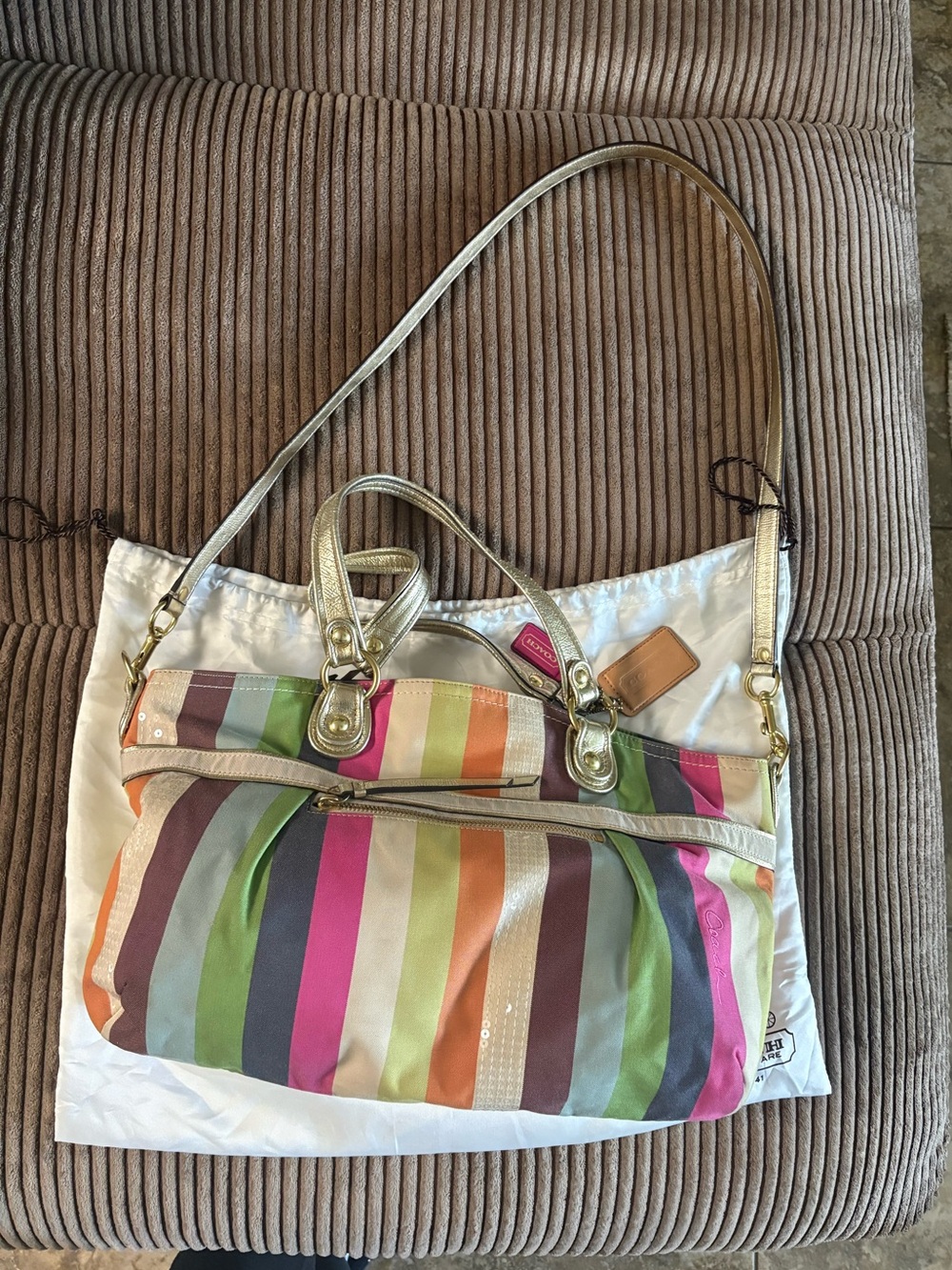 COACH Poppy Dream C Rocker Satchel with Bag